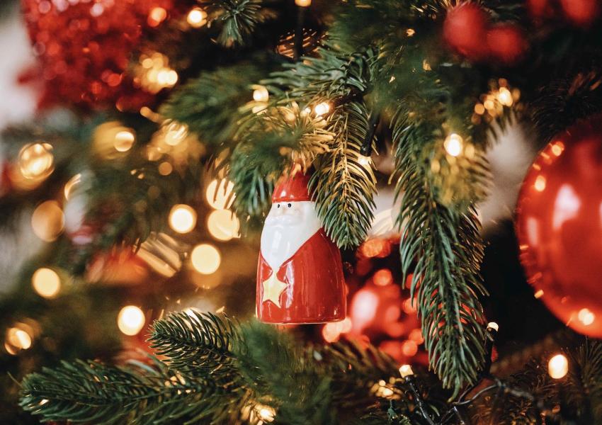Christmas lights.